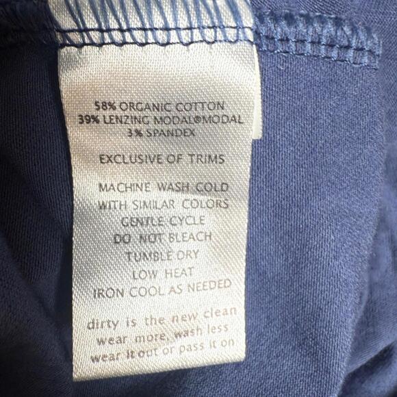 Toad & Co Size Small Blue A-Line Dress Classic Comfy Eco Friendly - Picture 7 of 9